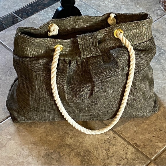 Handbags - Linen tote bag